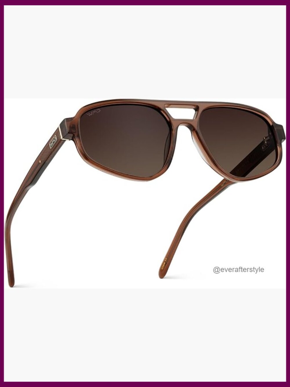 Retro Double Bridge Aviator Sunglasses Polarized Lightweight UV Protection